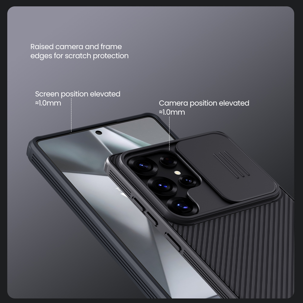 NILLKIN Калъф Samsung S25 Ultra, Camshield Pro /черен/