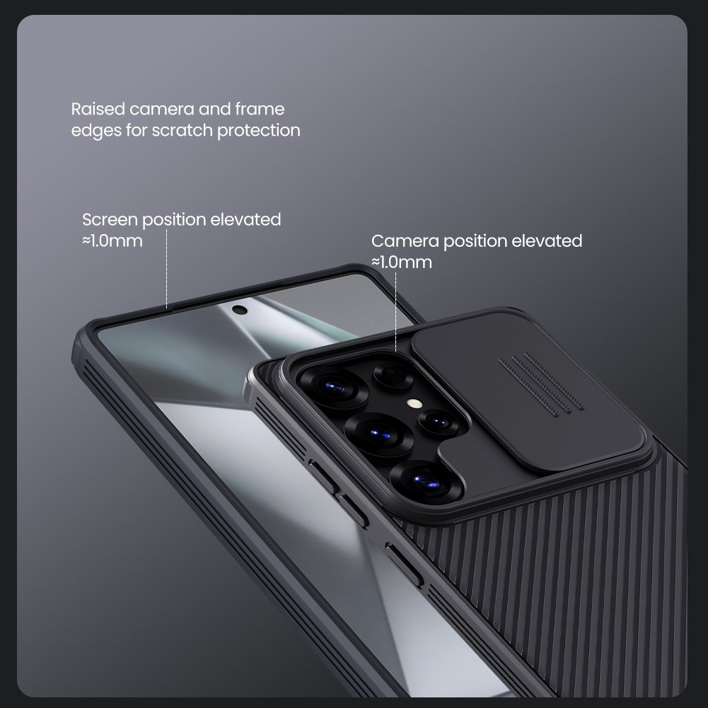 NILLKIN Калъф Samsung S25 Ultra, Camshield Pro MagSfe /черен/