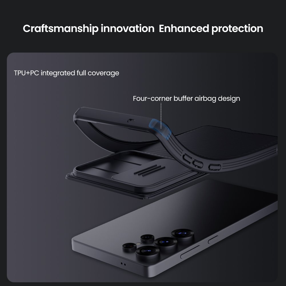 NILLKIN Калъф Samsung S25 Ultra, Camshield Pro MagSfe /черен/