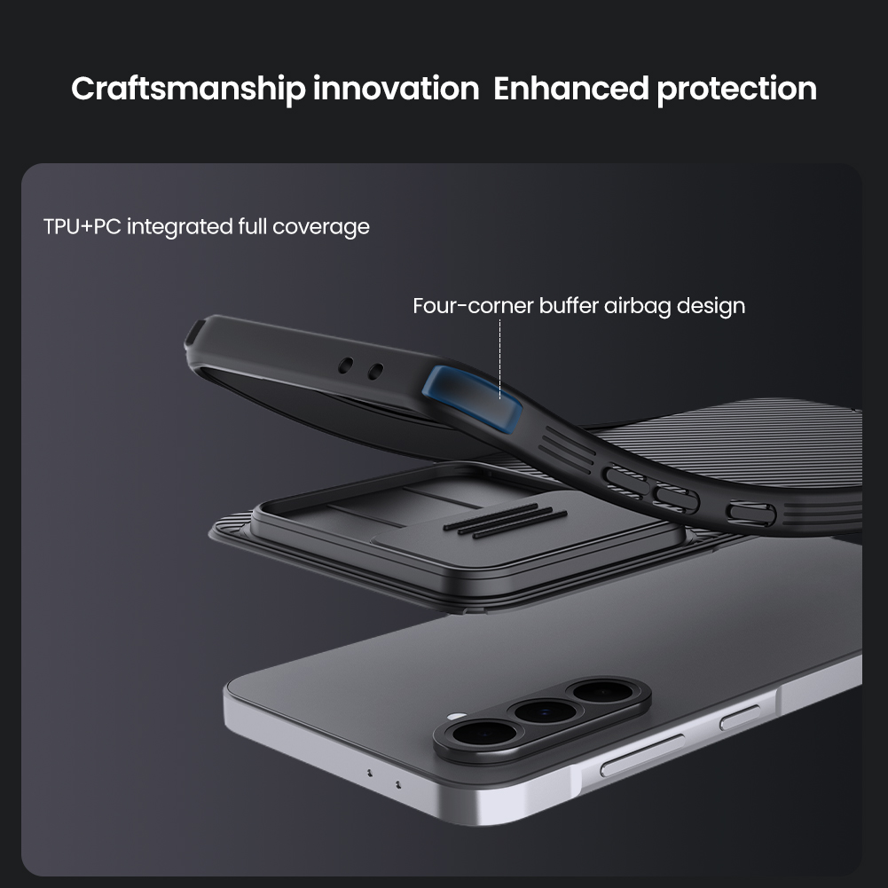 NILLKIN Калъф Samsung A56 5G, Camshield Pro /черен/