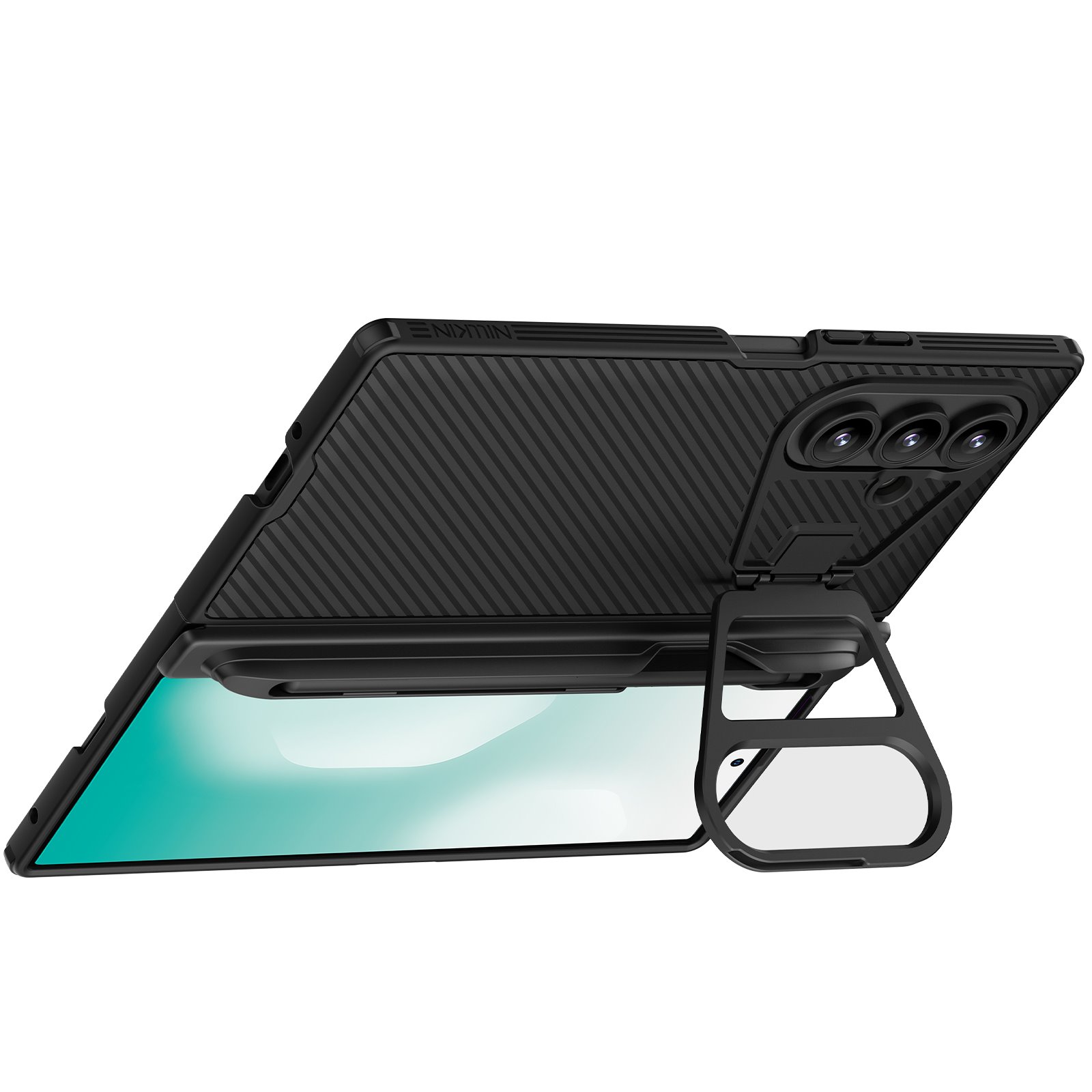 NILLKIN Калъф Samsung Z Fold 7, Camshield Prop Pen Slot, прозрачна леща /черен/
