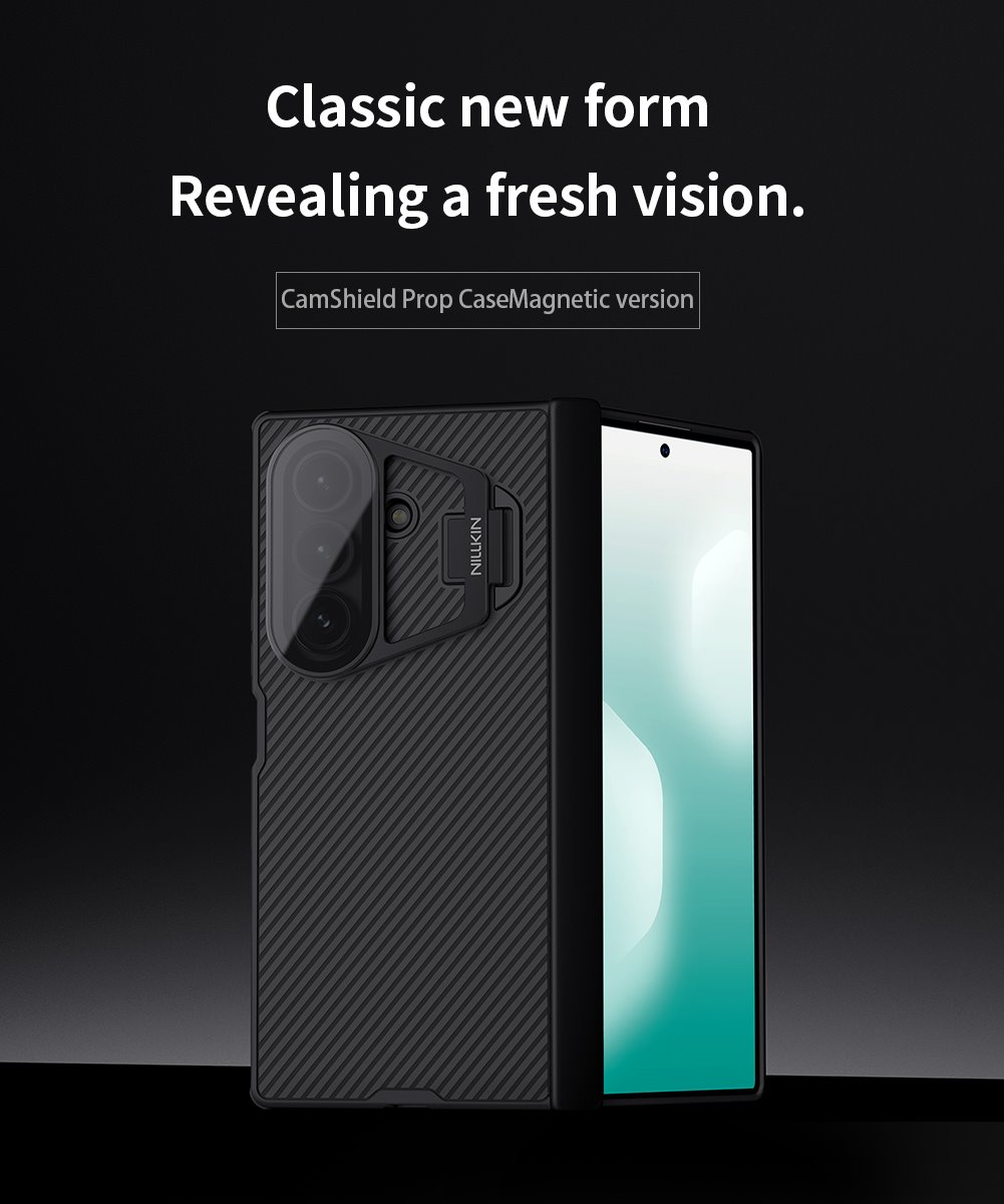 NILLKIN Калъф Samsung Z Fold 7, Camshield Prop MagSafe, прозрачна леща /черен/