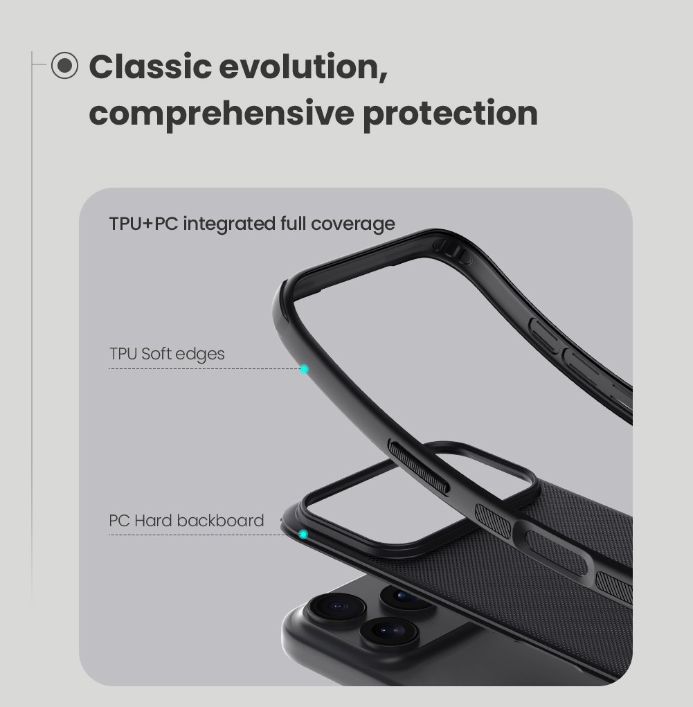 NILLKIN Калъф Apple iPhone 18 Pro/ 17 Pro, Super Frosted Shield Pro /черен/