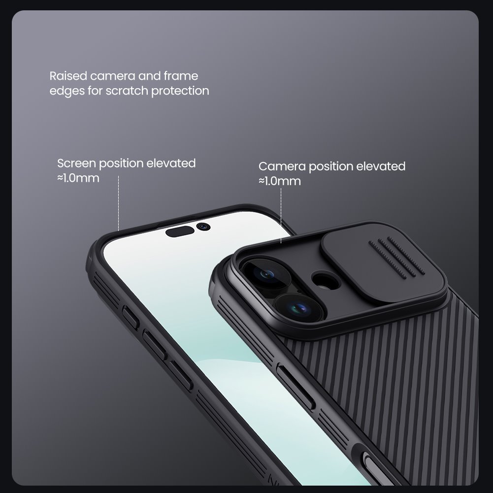 NILLKIN Калъф Apple iPhone 17, Camshield Pro /черен/