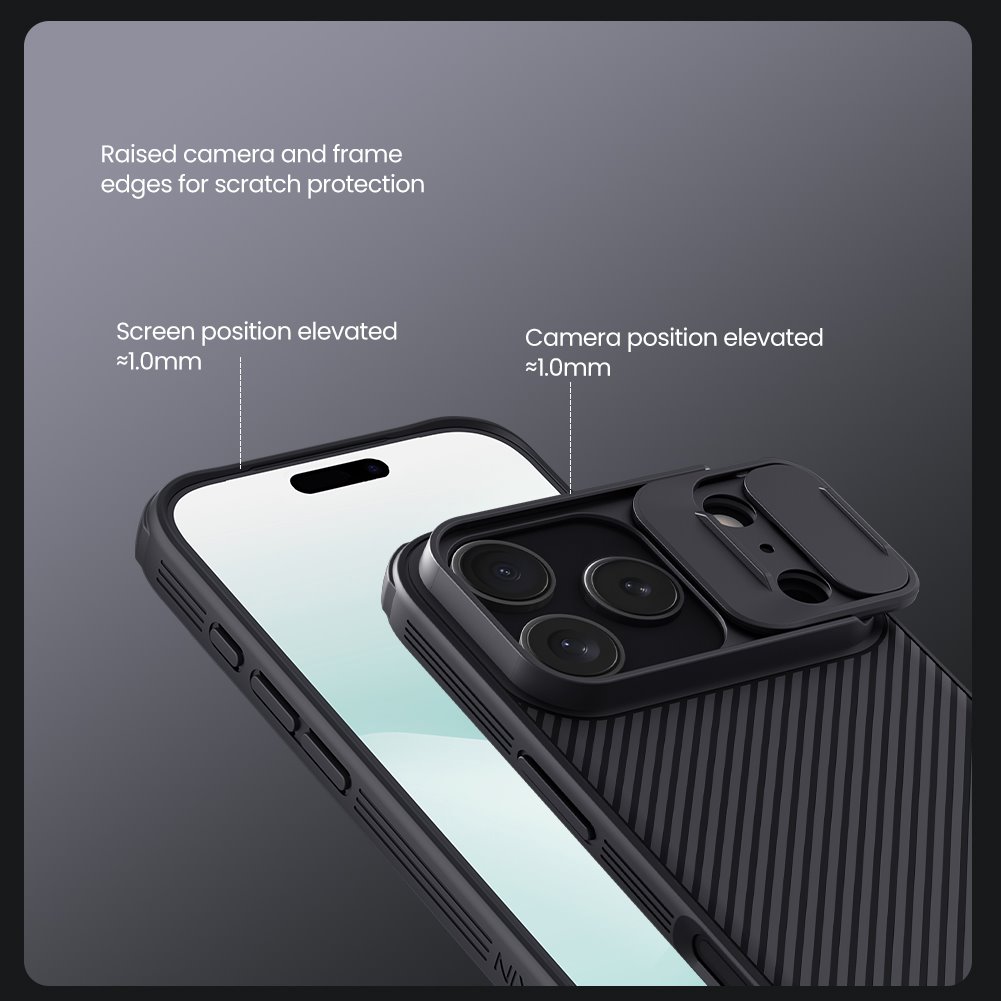 NILLKIN Калъф Apple iPhone 18 Pro Max/ 17 Pro Max, Camshield Pro /черен/