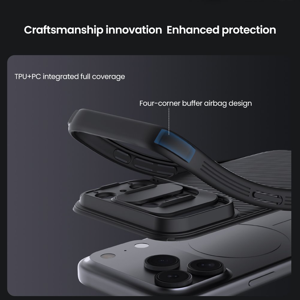 NILLKIN Калъф Apple iPhone 18 Pro Max/ 17 Pro Max, Camshield Pro /черен/