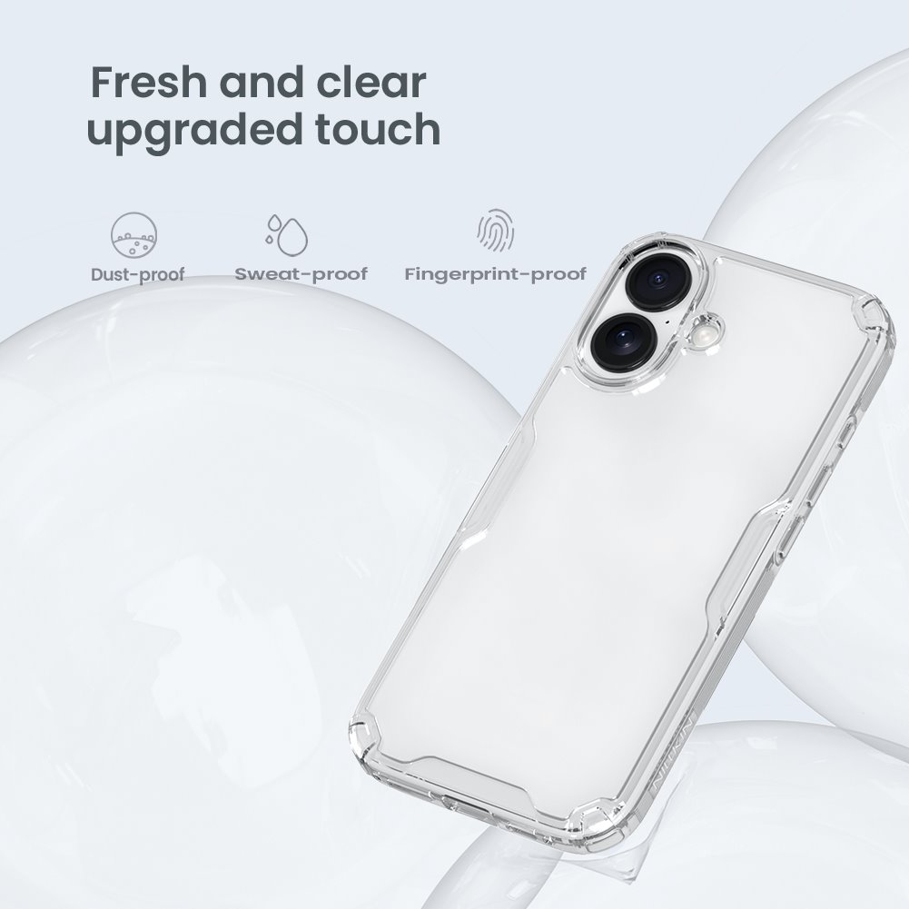 NILLKIN Калъф Apple iPhone 17, Nature TPU /прозрачно черно/