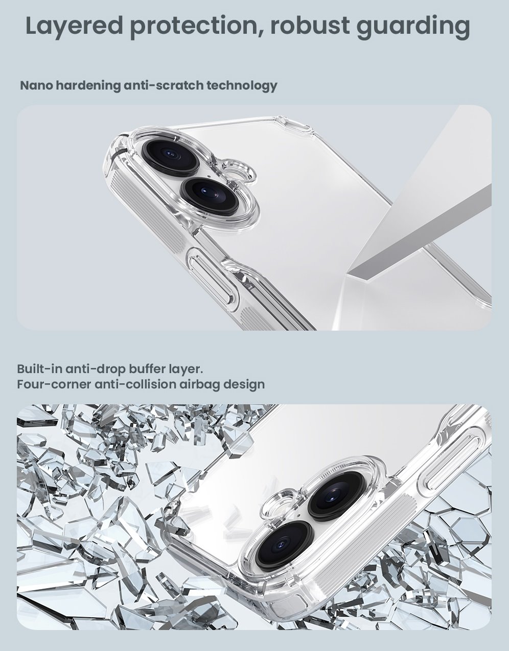 NILLKIN Калъф Apple iPhone 17, Nature TPU /прозрачно черно/