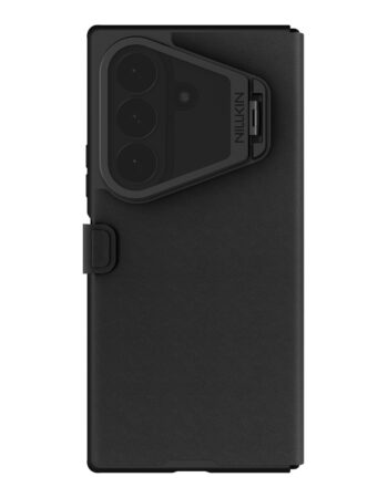 NILLKIN Калъф Samsung Z Fold 8 Ultra, Qin Book Prop silicone Leather MagSafe /черен/