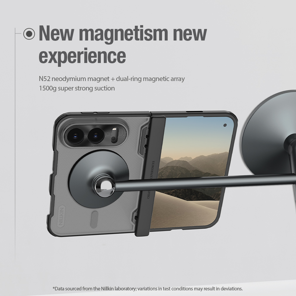 NILLKIN Калъф Apple iPhone DUO, Super Frosted FOLD MagSafe back cover /черен/