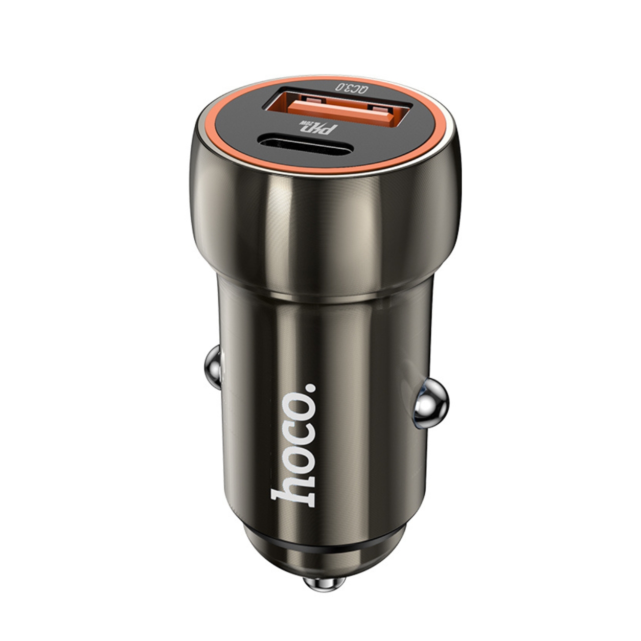 HOCO 12V 20W, USB-A + USB-C, Blue whale /сив/ - Z46A