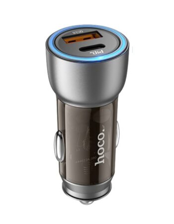 HOCO 12V 43W, USB-A + USB-C, Sprinter /кафяв/ - NZ8