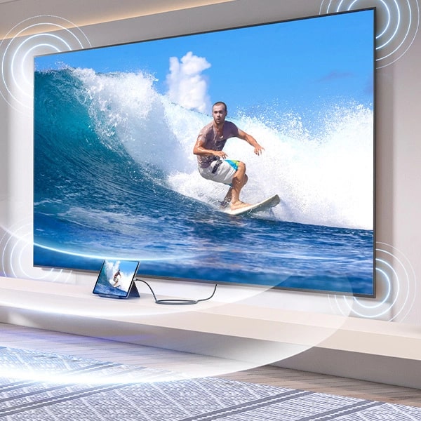 UGREEN Кабел HDMI /м/ - micro HDMI /м/, 2m. 8K /сив/ - HD164 / 15517