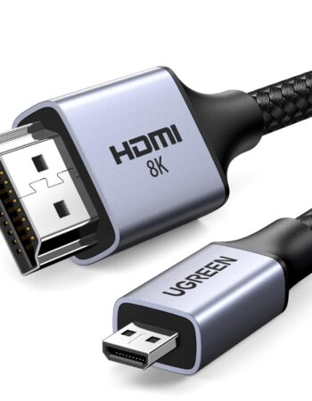 UGREEN Кабел HDMI /м/ - micro HDMI /м/, 2m. 8K /сив/ - HD164 / 15517