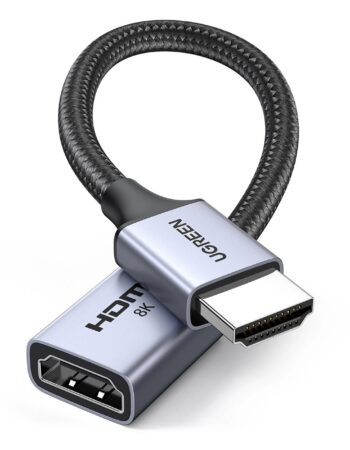 UGREEN Кабел HDMI /ж-м/ Extension cable, 0,15m. 8K /сив/ - HD165 / 15518