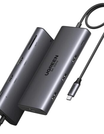 UGREEN Хъб 10-в-1 Revodok Pro 210 (Type-C) /сив/ - CM639 / 15534