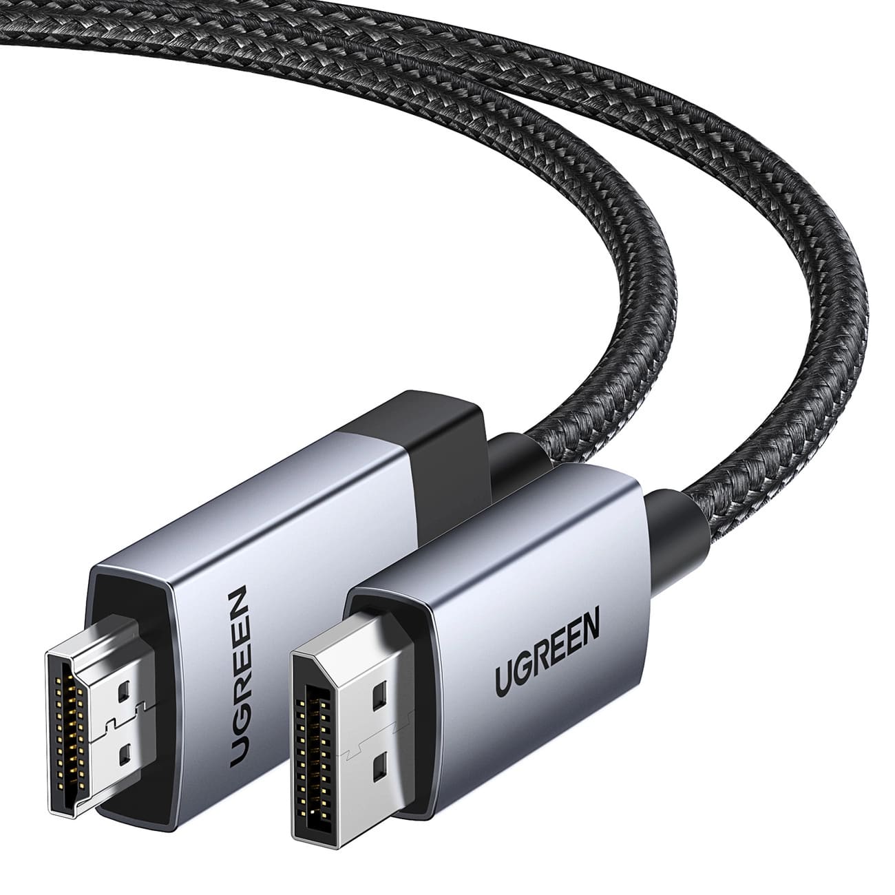 UGREEN Кабел HDMI /м/ - DP /м/, 2m. 4K /черен/ - DP119 / 15774