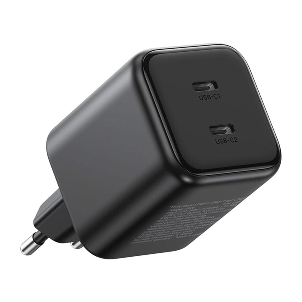 UGREEN 220V 45W, 2 x USB-C, GaN /черен/ - X526 / 65058