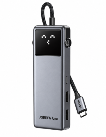 UGREEN Хъб 7-в-1, UNO Robot (Type-C) /сив/ - CM889 / 75179