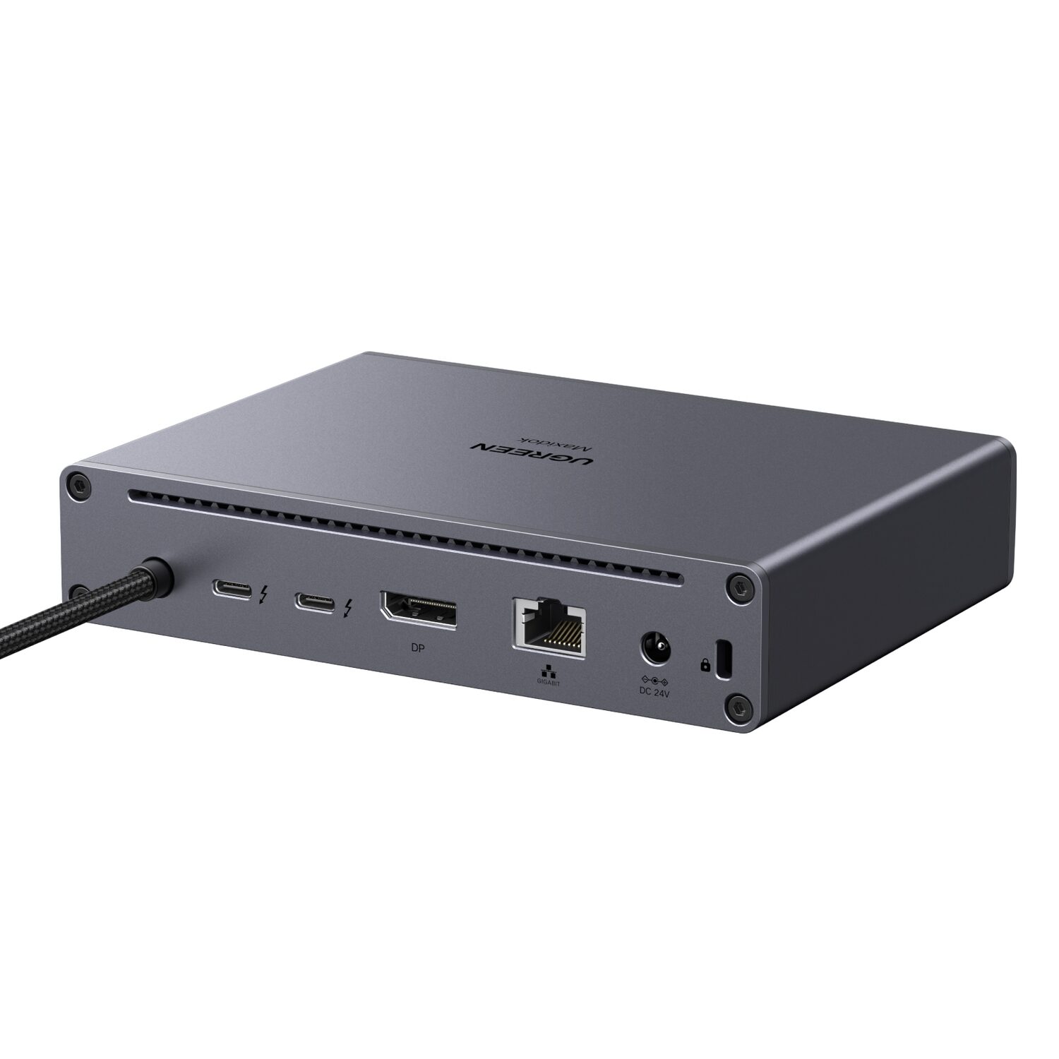 UGREEN Хъб 10-в-1, Thunderbolt 5 (Type-C) /сив/ - U712 / 75795F
