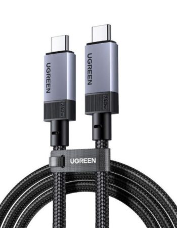 UGREEN Кабел Type-C - Type-C, 2м, 240W, USB 3.2 Gen2 /черен-сив/ - L701 / 95619