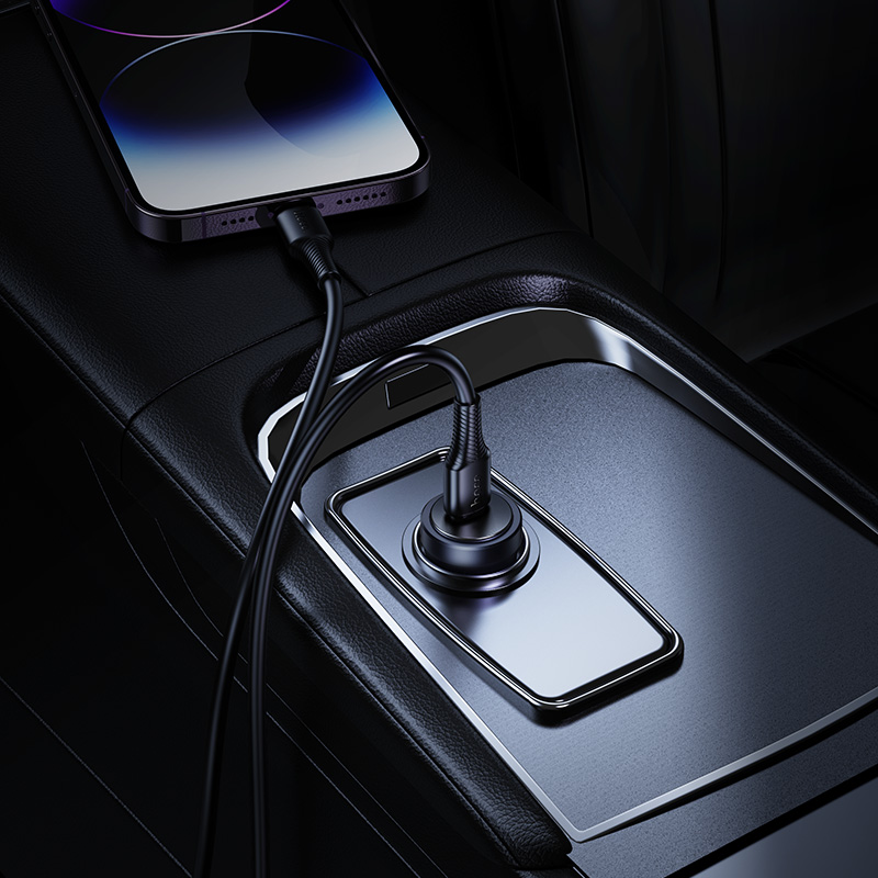 HOCO 12V 30W, USB-C, Energy /сив/ - Z62A
