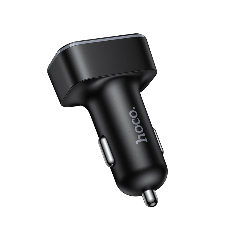 HOCO 12V 42W, 2 x USB-A + 2 x USB-C, Barry 4-port /черен/ - Z63