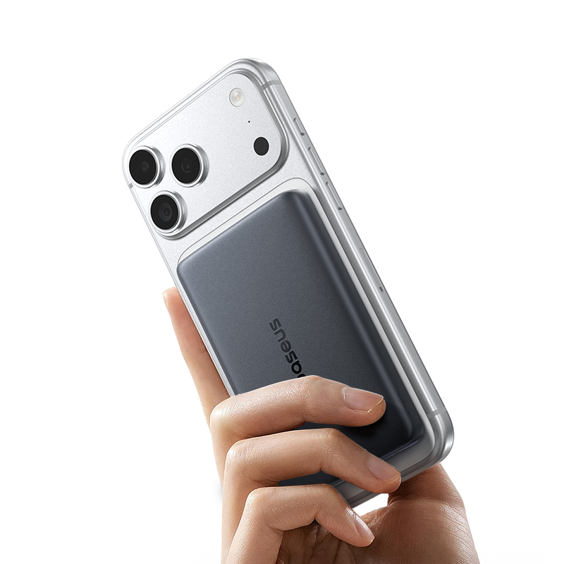 BASEUS Power Bank 10000 mAh, 45W, PicoGo AM52 Ultra-slim Qi2 Magnetic /черен/ - E0028Z00