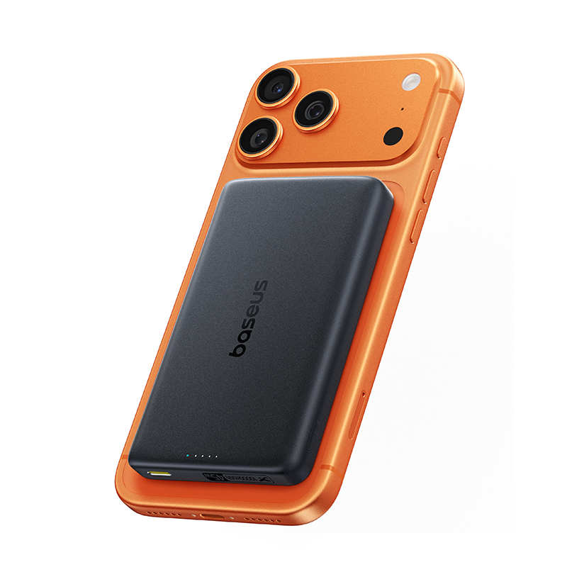 BASEUS Power Bank 10000 mAh, 45W, PicoGo AM52 Ultra-slim Qi2 Magnetic /черен/ - E0028Z00