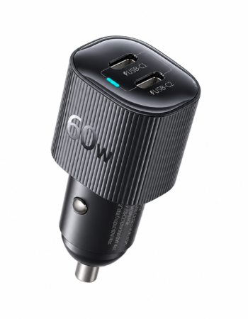 BASEUS 12V 60W, 2 x USB-C, PrimeTrip VP2 /черен/ - C0207300