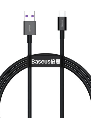 BASEUS Кабел USB-A- Type-C, 1м, 66W, 6A, Superior S, CATYS-01 /черен/