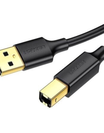 UGREEN Кабел USB-A - USB-B (м-м) Printer cable, 1.5м, 480Mbps /черен/ - US135 / 10350