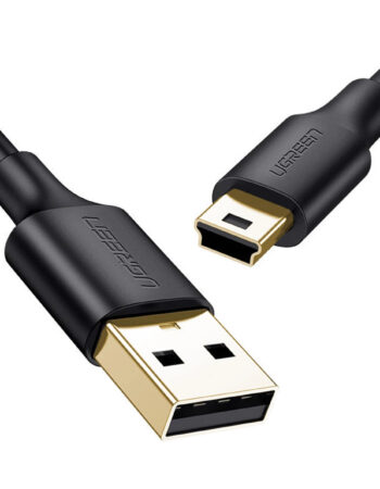 UGREEN Кабел A-Mini USB, 1м, 5pin /черен/ - US132 / 10355