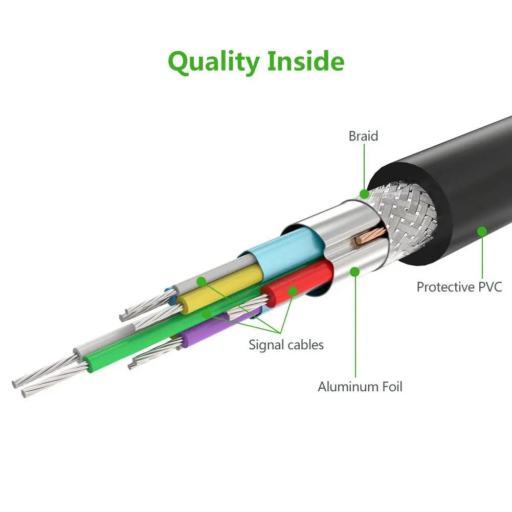 UGREEN Кабел USB-A - USB-B (м-м) Printer cable, 2м, 5Gb/s /черен/ - US210 / 10372