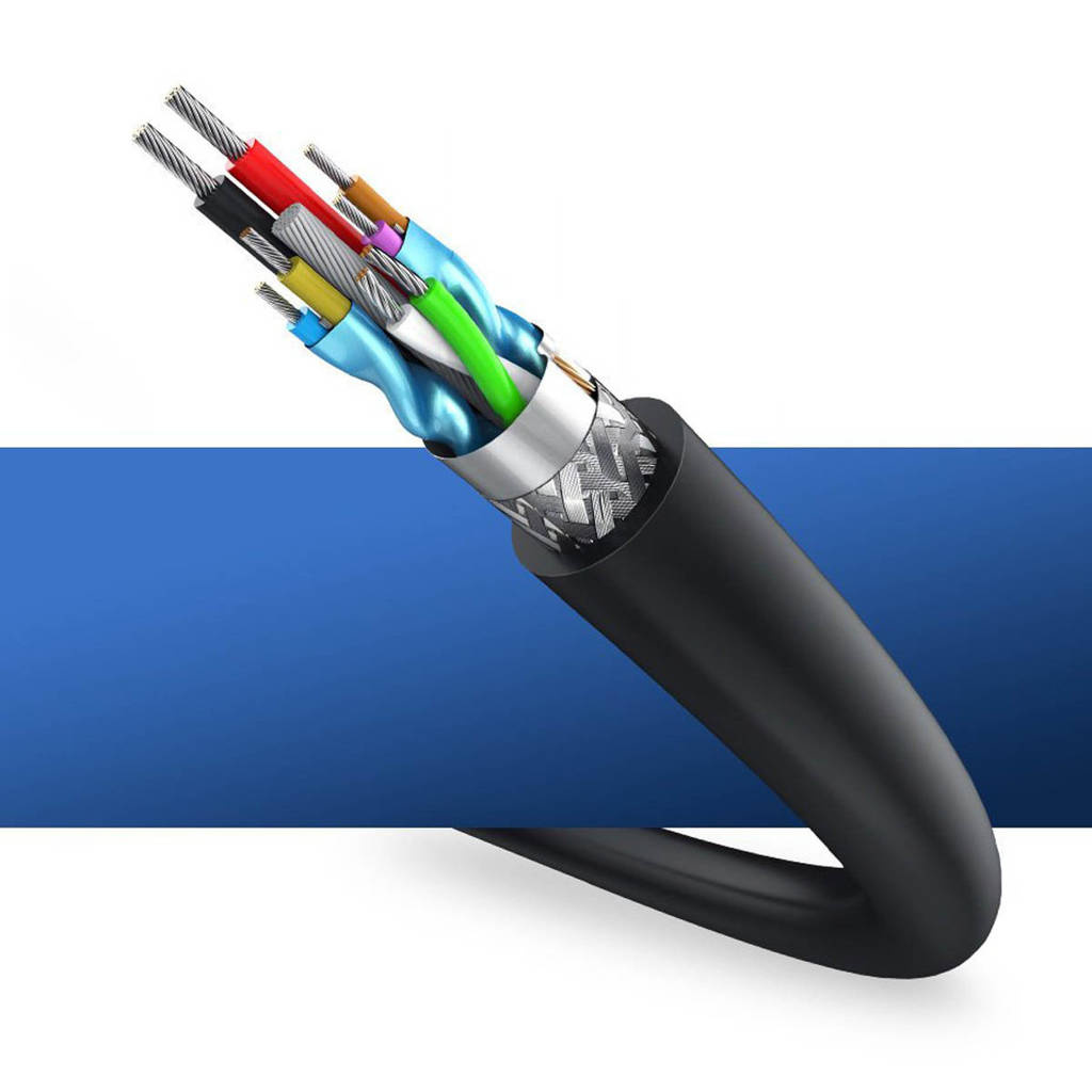 UGREEN Кабел USB 3.0 (ж-м), Extension cable, 2м. /черен/ - US129 / 10373