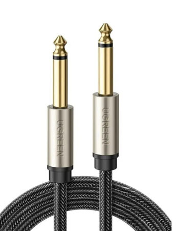 UGREEN Аудио кабел 6.5mm /м-м/, 2м /сив/ - AV128 / 10638
