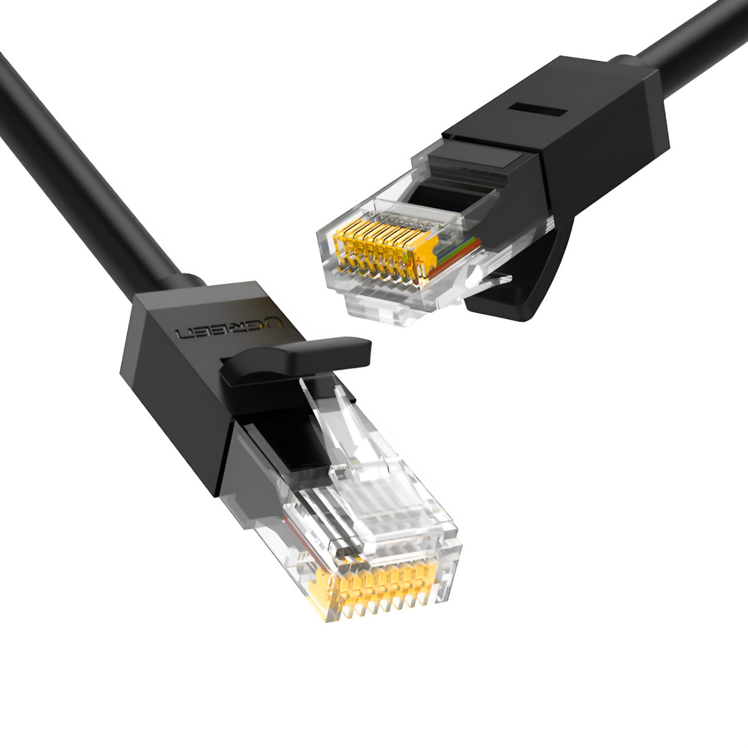UGREEN LAN кабел Cat6 Flat, 1м /черен/ - NW102 / 20159