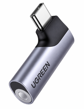 UGREEN Преходник Адаптер от Type-C към AUX/ж/ 3.5mm /сив/ - CM460 / 20194