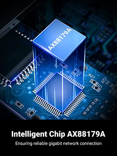UGREEN Преходник Адаптер от USB-A 3.0 към RJ45 /ж/ /черен/ - CR111 / 20256