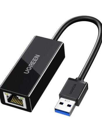 UGREEN Преходник Адаптер от USB-A 3.0 към RJ45 /ж/ /черен/ - CR111 / 20256