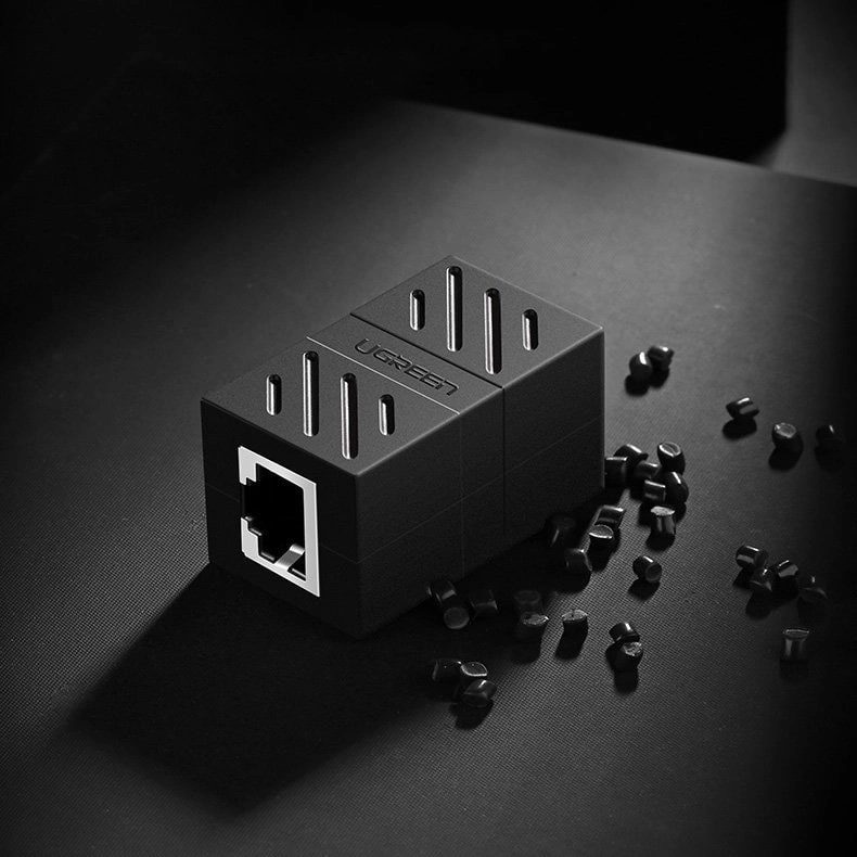 UGREEN Преходник Адаптер RJ45 Ethernet coupler /ж-ж/ /черен/ - NW114 / 20390