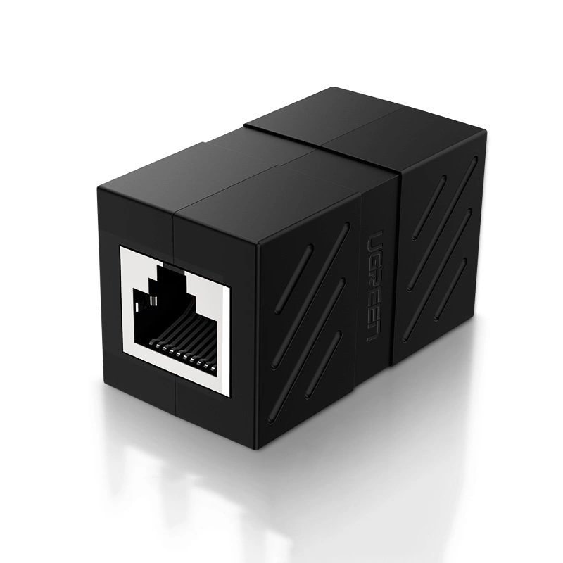 UGREEN Преходник Адаптер RJ45 Ethernet coupler /ж-ж/ /черен/ - NW114 / 20390