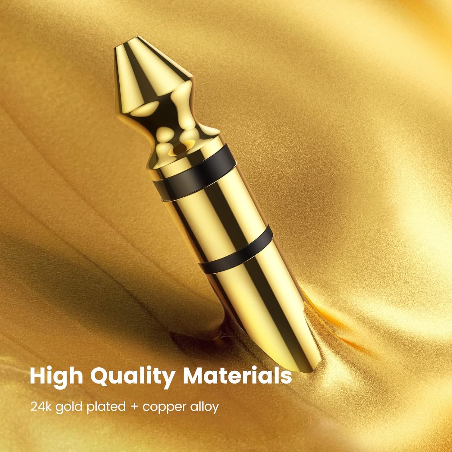 UGREEN Преходник Адаптер 1x AUX/м/ 6.5mm към 1x AUX/ж/ 3.5mm /златен/ - 20503 / 20503