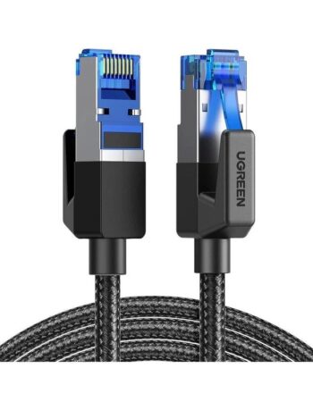 UGREEN LAN кабел Cat8 Round braided, 10м /черен/ - NW153 / 30795