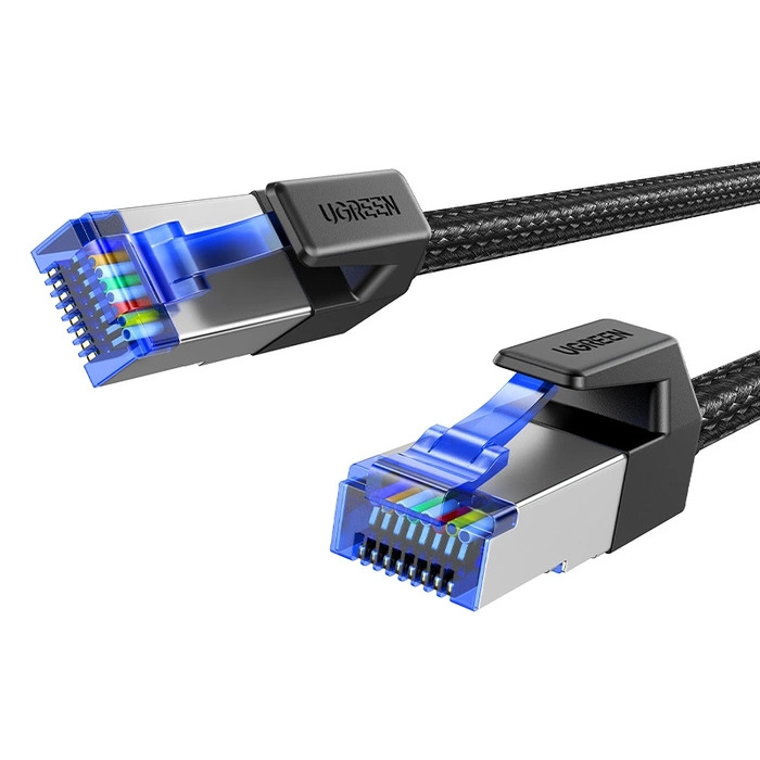 UGREEN LAN кабел, Cat8 Round braided, 20м /черен/ - NW153 / 30800
