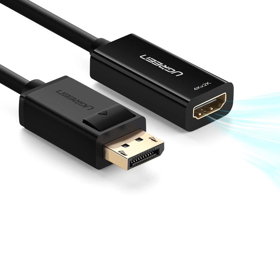 UGREEN Преходник Адаптер от DP /м/ към HDMI /ж/ 1080p /черен/ - MM137 / 40362