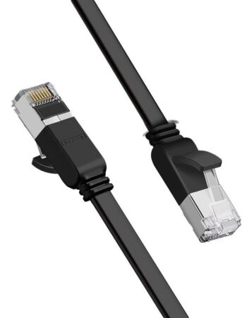 UGREEN LAN кабел Flat pure copper 1m /черен/ - NW101 / 50184