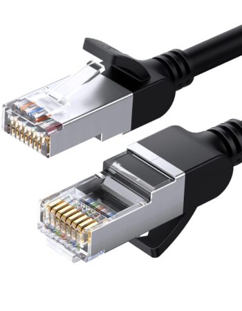 UGREEN LAN кабел Cat6 Flat pure copper 2m /черен/ - NW101 / 50185