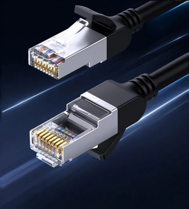 UGREEN LAN кабел Cat6 Flat pure copper, 10м /черен/ - NW101 / 50196