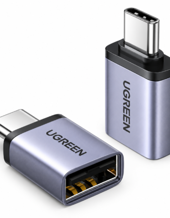 UGREEN Преходник Адаптер от USB-C към USB-A /сив/ - US270 / 50283